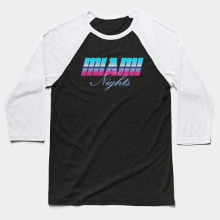 80s miami nights Baseball T-Shirt